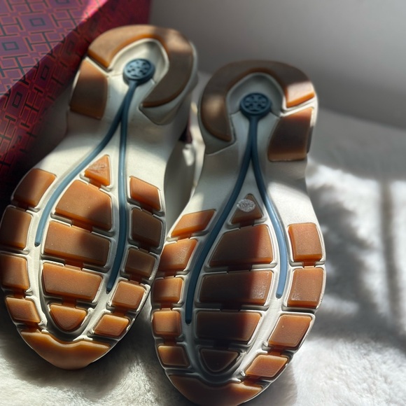 Tory Burch Good Luck Trainer white/plum size 5 - Picture 7 of 8